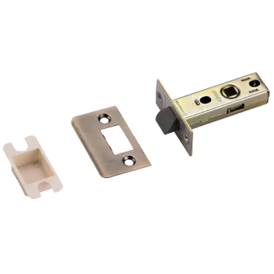 Защелки врезные межкомнатные пластиковый язычок ARCHIE 45 мм пластиковый язычок LP 6-45 AB / ACF, Цвет Бронза античная